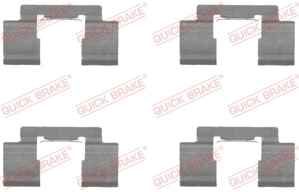 QUICK BRAKE Комплектующие, колодки дискового тормоза 109-1732